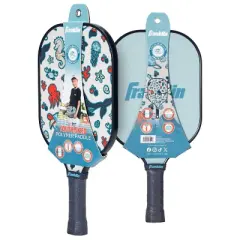 Franklin Sports Youth Paddle - Sea Creature Graphic: Fiberglass Construction Racquet