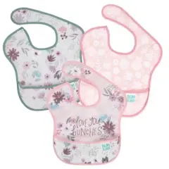 Bumkins Love You Bunches Super Bib - Floral Lace - 3pk