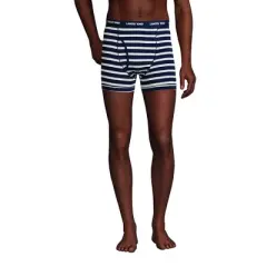 Lands' End Men's Knit Boxer Brief Mixed 3 Pack