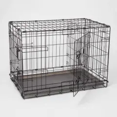 Wire Collapsible Dog Crate - Black - Boots & Barkley&trade;