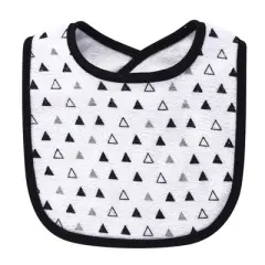 Hudson Baby Infant Cotton and Polyester Bibs 10pk, Moon And Back, One Size