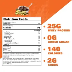 EHPlabs OxyWhey Whey Protein Isolate Powder - 25g of Sugar Free Whey Protein Powder, Meal Replacement Shake - 25 Serves (Peanut Butter)