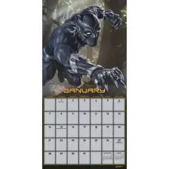 Trends International Inc. 2023-24 Wall Calendar 12"x12" Marvel Black Panther