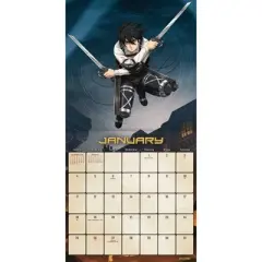 Trends International 2026 Attack on Titan 12"x12" Wall Calendar