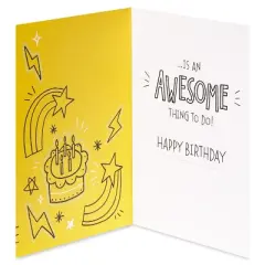 Kids' Birthday Card Doodle 'Awesome You'