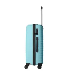 MAYEERTY 3-Piece Luggage Sets, Suitcase with Wheels, Hardside Suitcase with Spinner Wheels and Scratch-Resistant Surface, SkyBlue - 20", 24", 28"