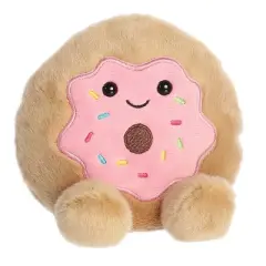 Aurora Mini Claire Donut Palm Pals Adorable Stuffed Animal Pink 5"