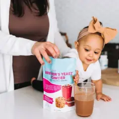 Mommy Knows Best Brewer's Yeast Powder Lactation Vegan Supplement - 16oz