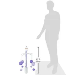 Bacati - MixNMatch Purple Musical Mobile