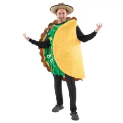 Joyfy Adult Halloween Costume Taco Costume for Adults Halloween Dress Up Party