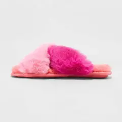 Women's Paris Crossband Faux Fur Slippers - Stars Above&trade;
