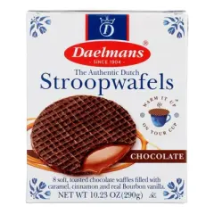 Daelmans Chocolate Stroopwafels - Case of 8/10.23 oz