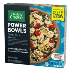 Healthy Choice Power Bowls Gluten Free Frozen Greek Style Chicken - 9.5oz