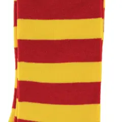 Novelty Socks 11.0" Bold Stripe Socks Yellow Unisex Bright Fun Enesco  -  Socks