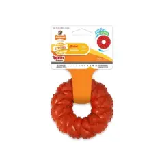 Nylabone Strong Chew Braided Ring Dog Toy Beef Flavor Wolf