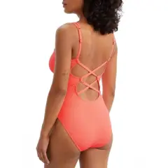 Sunsets Women's Neon Coral Veronica One-Piece - 112-NEOCO