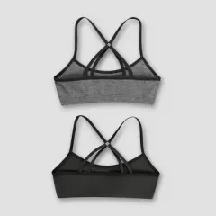 Hanes Girls' 2pk Seamless Racerback Bra