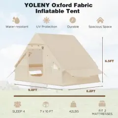 EROMMY 13'x 7' Oxford Fabric Inflatable Tent