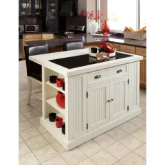 Nantucket Kitchen Island Off White - Homestyles
