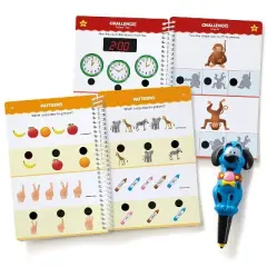 Educational Insights Hot Dots Jr. Let&rsquo;s Master Kindergarten Math, Ages 5 and Up, (100 Self-Checking Lessons)