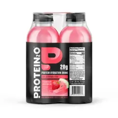 Protein2O 20g Clear Whey Protein Isolate Drink With Electrolytes - Strawberry Watermelon - 67.6 fl oz/4pk