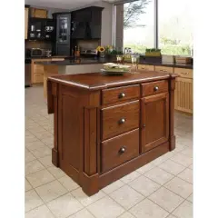 Aspen Kitchen Island Brown - Homestyles
