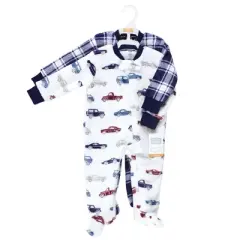 Hudson Baby Infant Boy Plush Sleep and Play, Cars