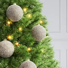 4ct 150mm Christmas Tinsel Ornament Set Champagne Gold - Wondershop&trade;