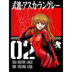 Asuka Shikinami Langley Neon Genesis Evangelion Anime Character Men's Black Hoodie