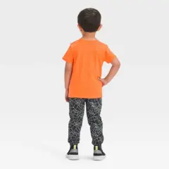 Toddler Boys' Halloween Fleece Jogger Pants Set - Cat & Jack&trade; Black