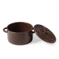 Ceramic Cocotte Brown - Bullseye's Playground&trade;