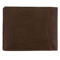 Officially Licensed "US Marine Crops" Medallion Genuine Leather Classic Handmade Wallet - Bifold Brown