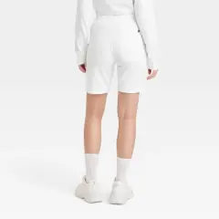 Houston White Adult Logo Mid-Rise French Terry Pull-On Shorts - White