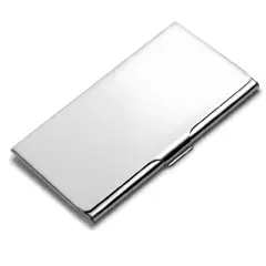 Kitcheniva Stainless Steel Metal Card Holder Case