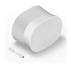Sonos Era 300 Voice-Controlled Wireless Bluetooth Smart Speaker with Line-In 3.5mm to USB-C Adapter (White)
