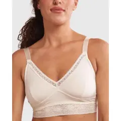 AnaOno Women's Delilah Ultra-Soft Lace Mastectomy Bralette 