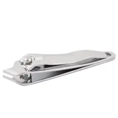 Unique Bargains Side Slant Edge Manicure Tool Finger Toe Nail Clipper Cutter Scissor Trimmer 6cm Silver