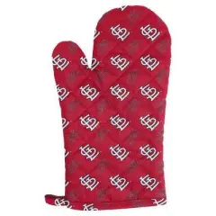 MLB St Louis Cardinals Apron, Mitt, Hat Grill Tool Set - 3pc