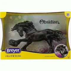 Breyer Animal Creations Breyer Traditional 1:9 Scale Model Horse | Obsidian Unicorn Stallion