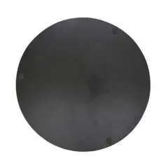 Saro Lifestyle Artisan Wood and Resin Charger Plate (Set of 4), 13"x13", Black