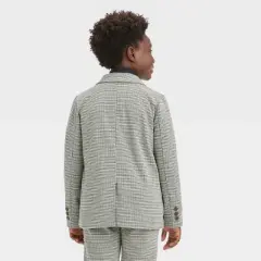 Boys' Houndstooth Knit Blazer - Cat & Jack&trade; Brown