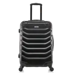 InUSA Endurance Lightweight Hardside Medium Checked Spinner Suitcase