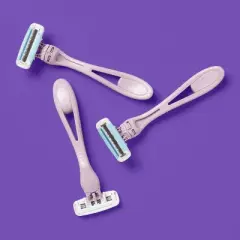 Sensitive Skin Women's 3-Blade Disposable Body Razors - 3ct - up&up&trade;