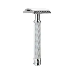 M&Uuml;HLE Traditional Chrome Safety Razor - Open Comb