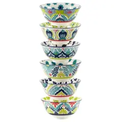 Certified International Set of 6 30pcTalavera All Purpose Bowls