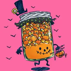 Women's Design By Humans Halloween Jam By nickv47 Racerback Tank Top