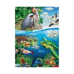 Cobble Hill Family Pieces: Earth Day Jigsaw Puzzle - 350pc