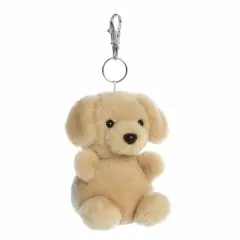 Aurora Mini Sunny Lab Palm Pals Adorable Clip-On Brown 4"