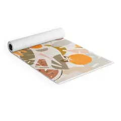 evamatise Tiki Picnic Mid Century Modern (6mm) 70" x 24" Yoga Mat - Society6