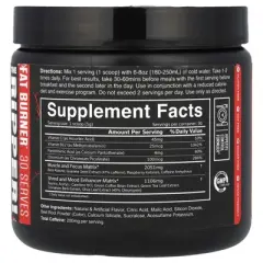 JNX Sports The Ripper! Fat Burner, Strawberry Shred, 5.3 oz (150 g)
